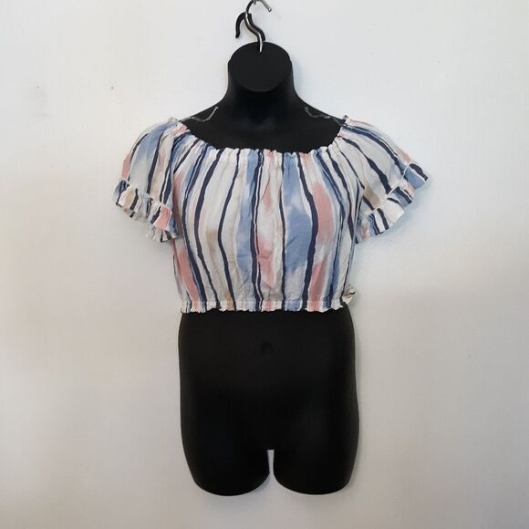 Ocean Drive striped crop top - Picture 1 of 4